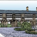 Plas Newydd drawing by Mike Brown